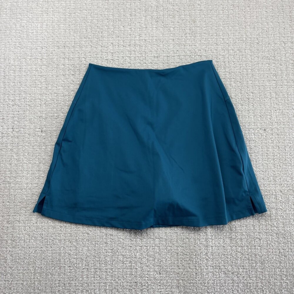 Girlfriend Collective Athletic Sport Skort Size M Blue Preppy Tennis / Golf - Picture 1 of 10